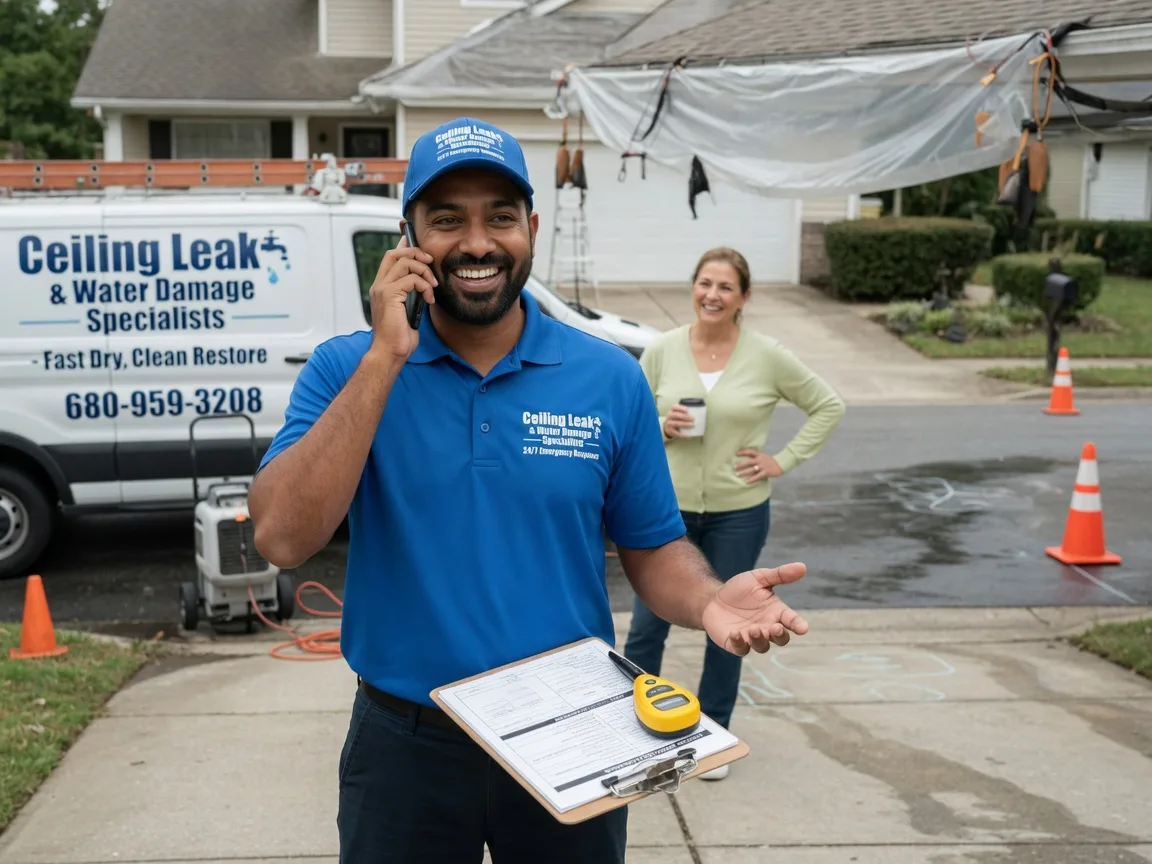 Ceiling Leak Cleanup Commerce, TX FAQs
